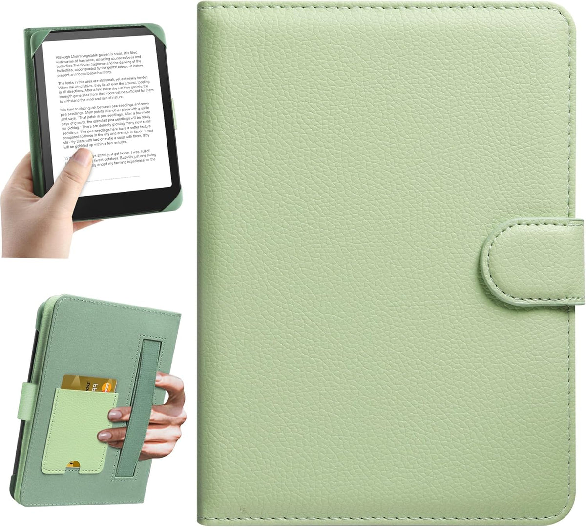 HoYiXi 6-inch Reader,6'' Universal Case for Kindle eReader Compatible with Kobo/Voyaga/Pocketbook/Tolino E-Book eReader