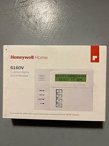 Honeywell Home 6160V Talking Alpha Display Keypad with Message Recording for Vista Systems