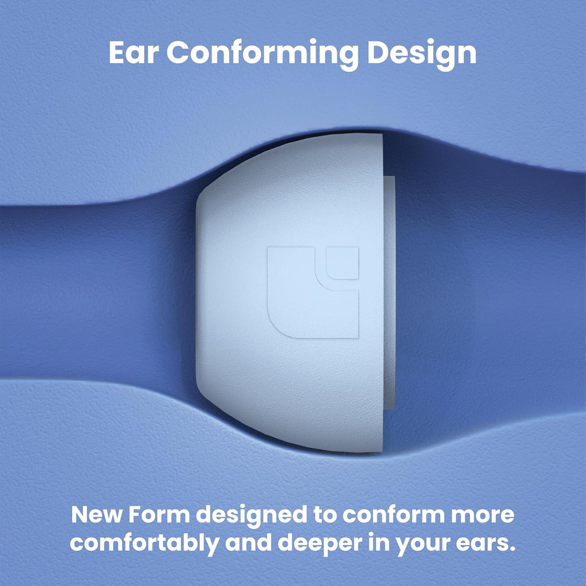 Foam Masters Ultra-Premium Memory Foam Ear Tips for AirPods Pro 1st & 2nd Gen | 3 Pairs | Black Magic Ver 6.0 | Secure | Comfort | Better Noise Cancel | Replacement Buds – Light Blue, Medium