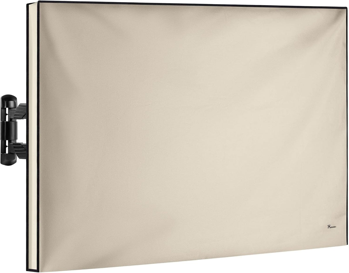 75 Inch Garnetics Outdoor TV Cover Waterproof, Weatherproof TV Enclosures with Smart Shield Screen Protectors, Ideal