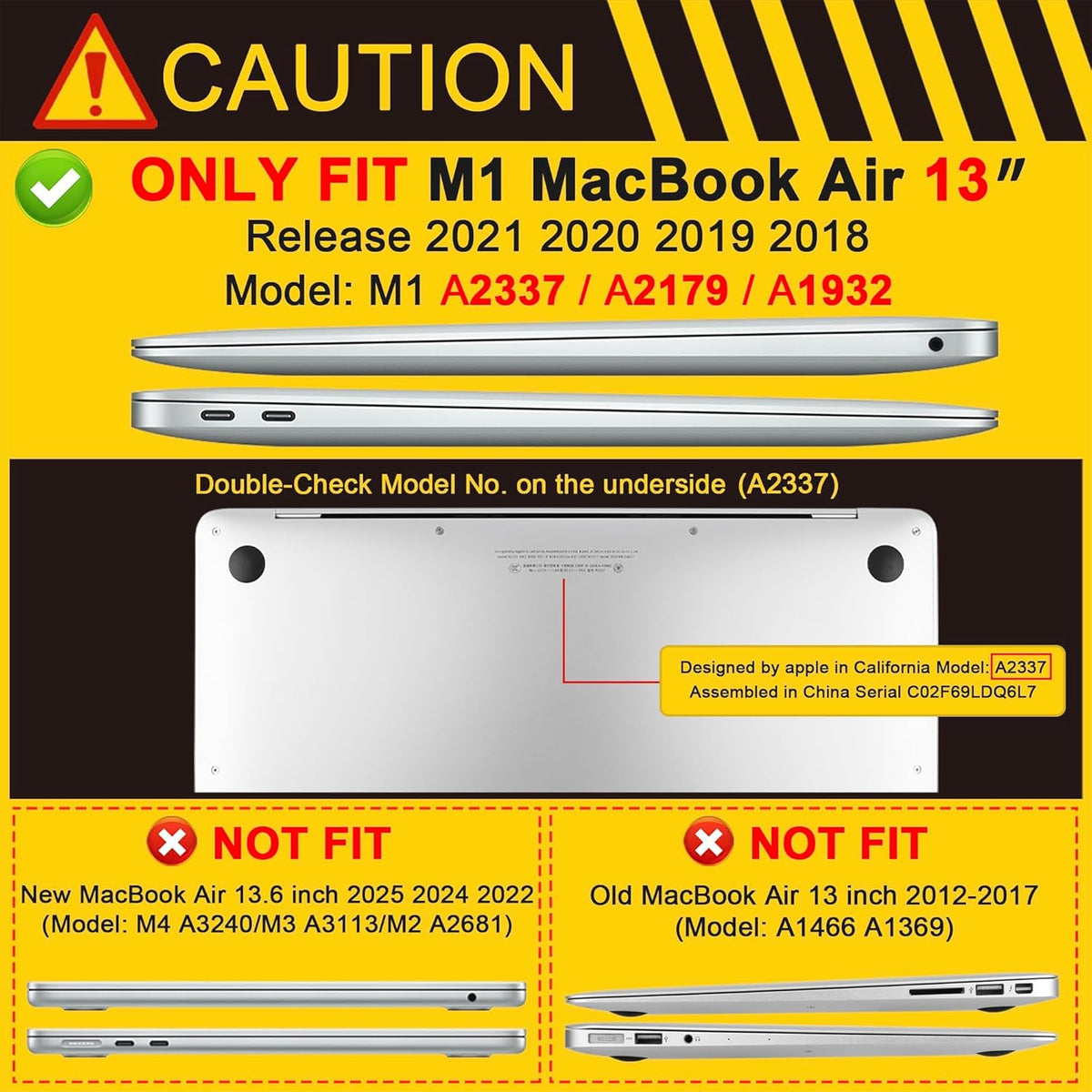 MEEgoodo for MacBook Air 13 inch Case 2021 2020 2019 2018 Released A2337 M1 A2179 A1932 with Touch ID, Plastic Hard Shell & Keyboard Cover Compatible with MacBook Air Case 13.3,Coquette Ribbon Bow