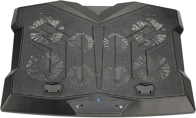 Height Laptop Cooling Pad Notebook Cooler with 8 Powerful Fans 5 Ergonomic Stand for Gaming Laptops Portable USB Laptop Cooler Laptops