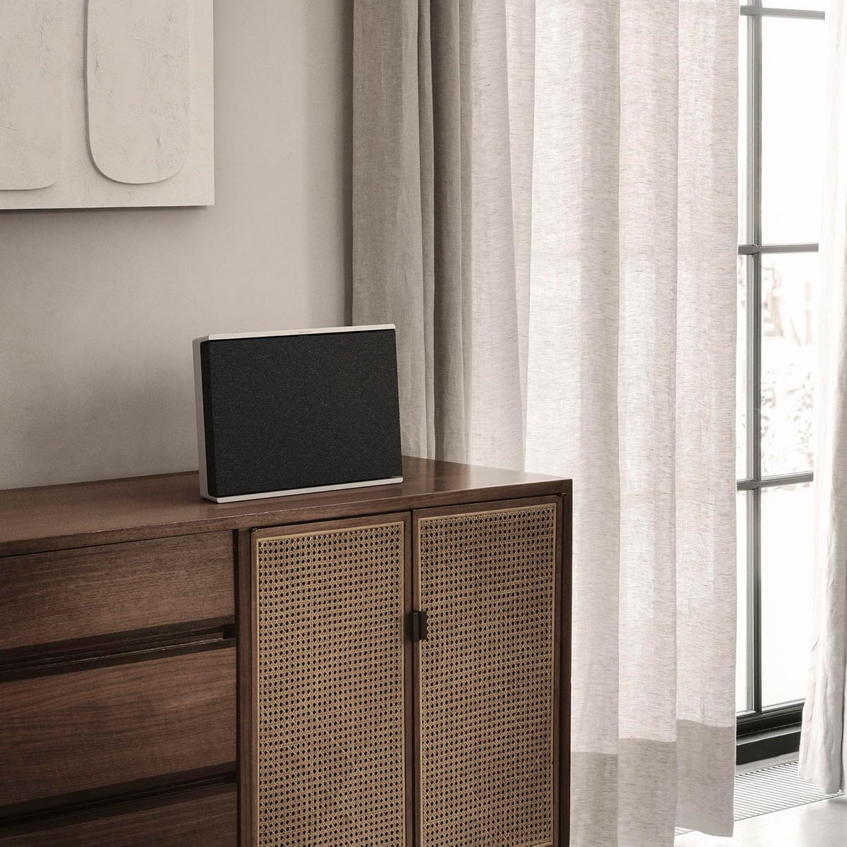 Bang & Olufsen Beosound Level Portable Wi-Fi Multiroom Speaker, Natural Aluminum/Dark Grey