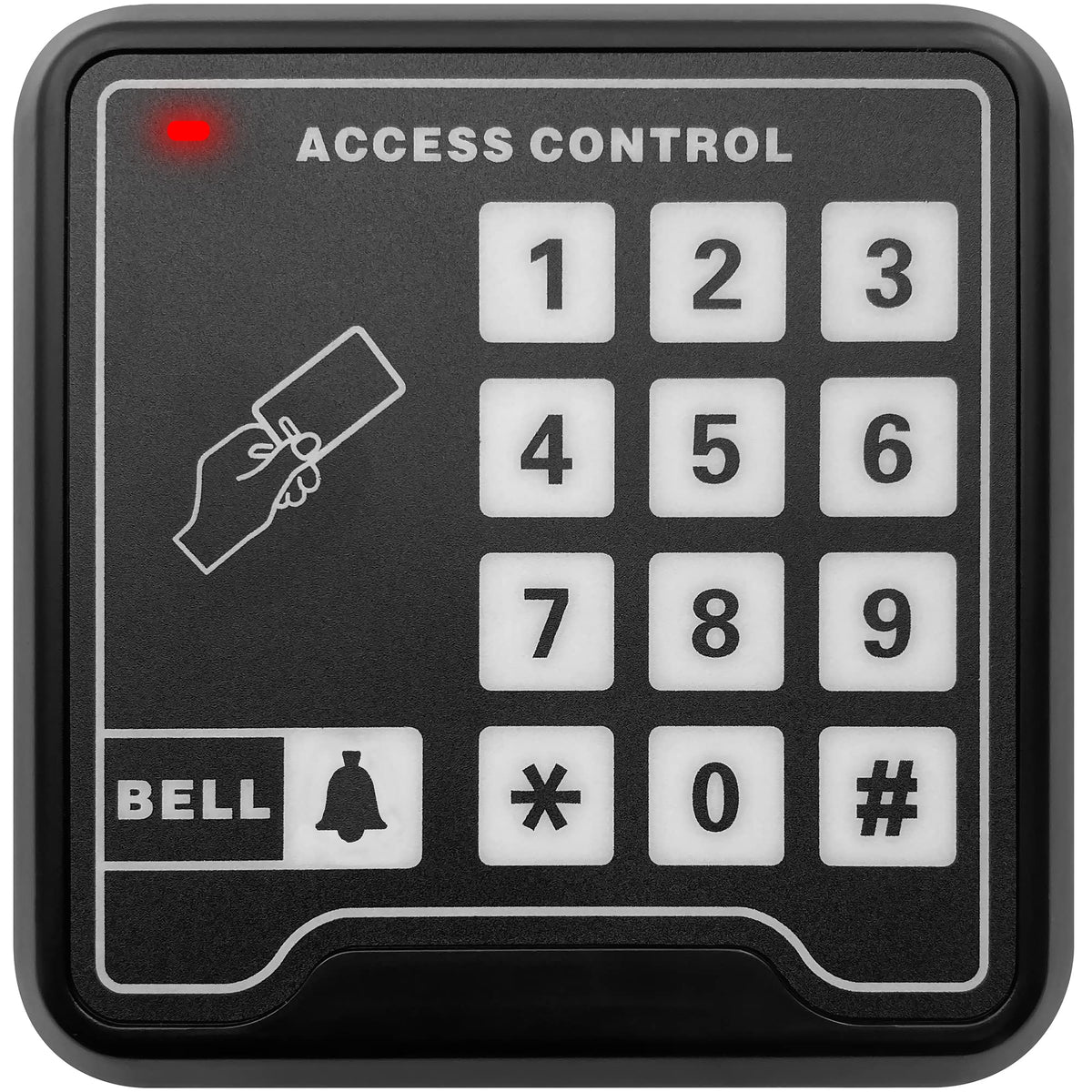 UHPPOTE Full Complete 125KHz EM-ID Card Door Access Control System Kit with 130LB Magnetic Lock Power Supply Exit Button