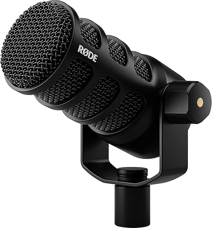 Rode PodMic USB Dynamic Broadcast Microphone with Rode PSA1+ Broadcast Microphone Boom Arm XLR Cable and SC27 USB-C to USB-C Cable (Green)