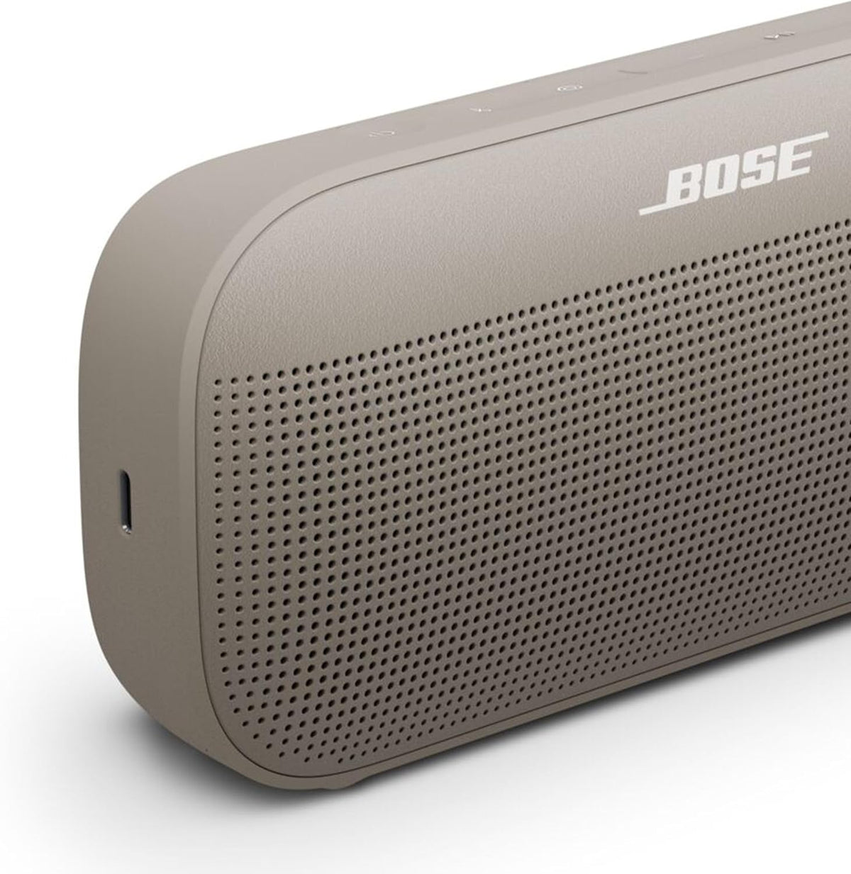 Bose SoundLink Flex Portable Bluetooth Speaker (2nd Gen), Portable Outdoor Speaker with Hi-Fi Audio, Up to 12 Hours Battery Life, Waterproof and Dustproof, Sandstone