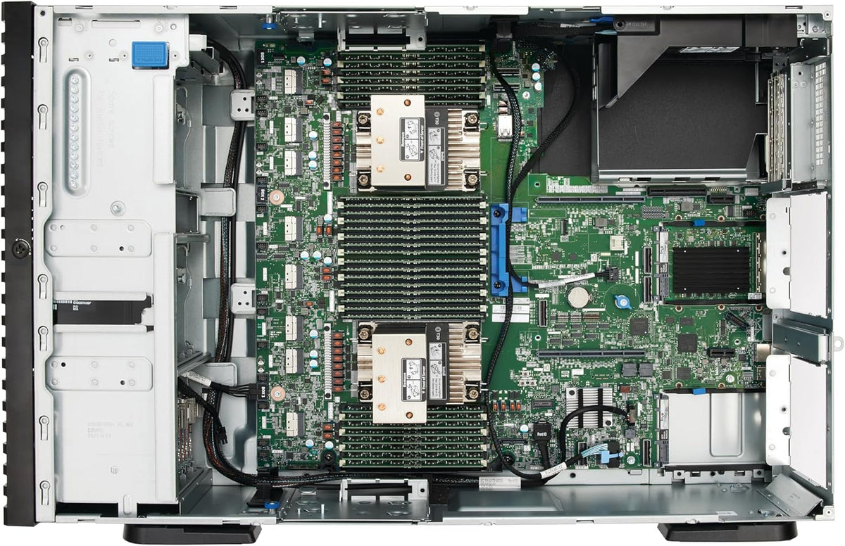 Hewlett Packard Enterprise ProLiant ML350 Gen11 Tower Server w/one Intel Xeon Silver 4516Y+, 2.2GHz, 24c 1P 2x32GB-R 8SFF MR408i-o 2x960GB SSD 2x800W PS (HPE Smart Choice P83320-005)