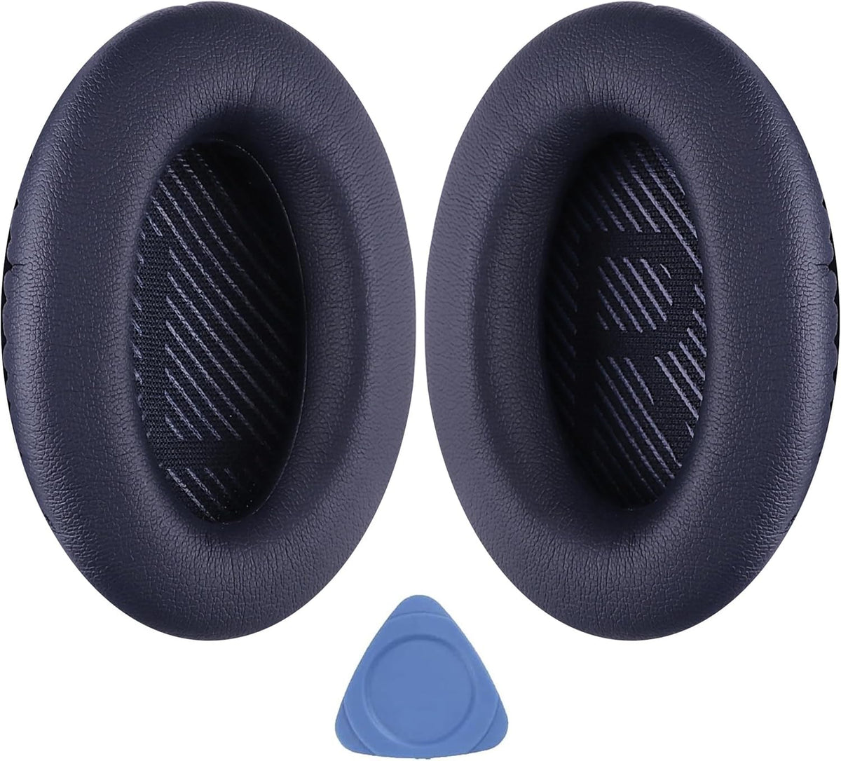 Replacement Ear Pads for Bose QuietComfort 35 (QC35) & Quiet Comfort 35 II (QC 35 ii) Headphones, EarPads Cushions with Noise Isolation Memory Foam, Softer Protein Leather, Added Thickness