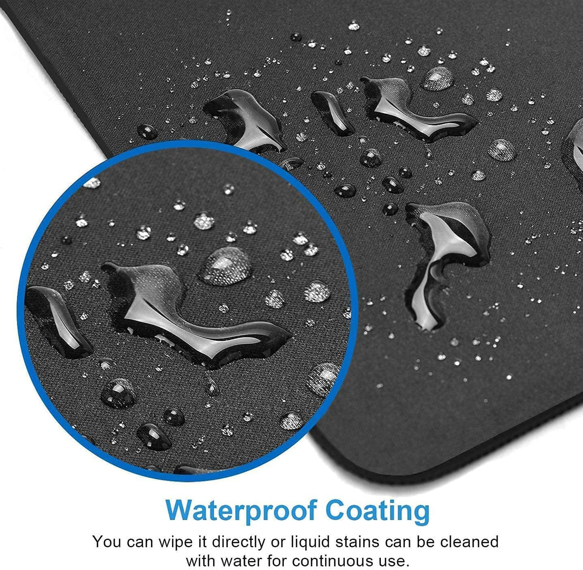 Sunset Ocean Wave Mouse Pad, Square Mousepad,Waterproof Mouse Mat Non-Slip Rubber Base MousePads for Office Home Laptop Travel, 9.5"x7.9"x0.12" Inch