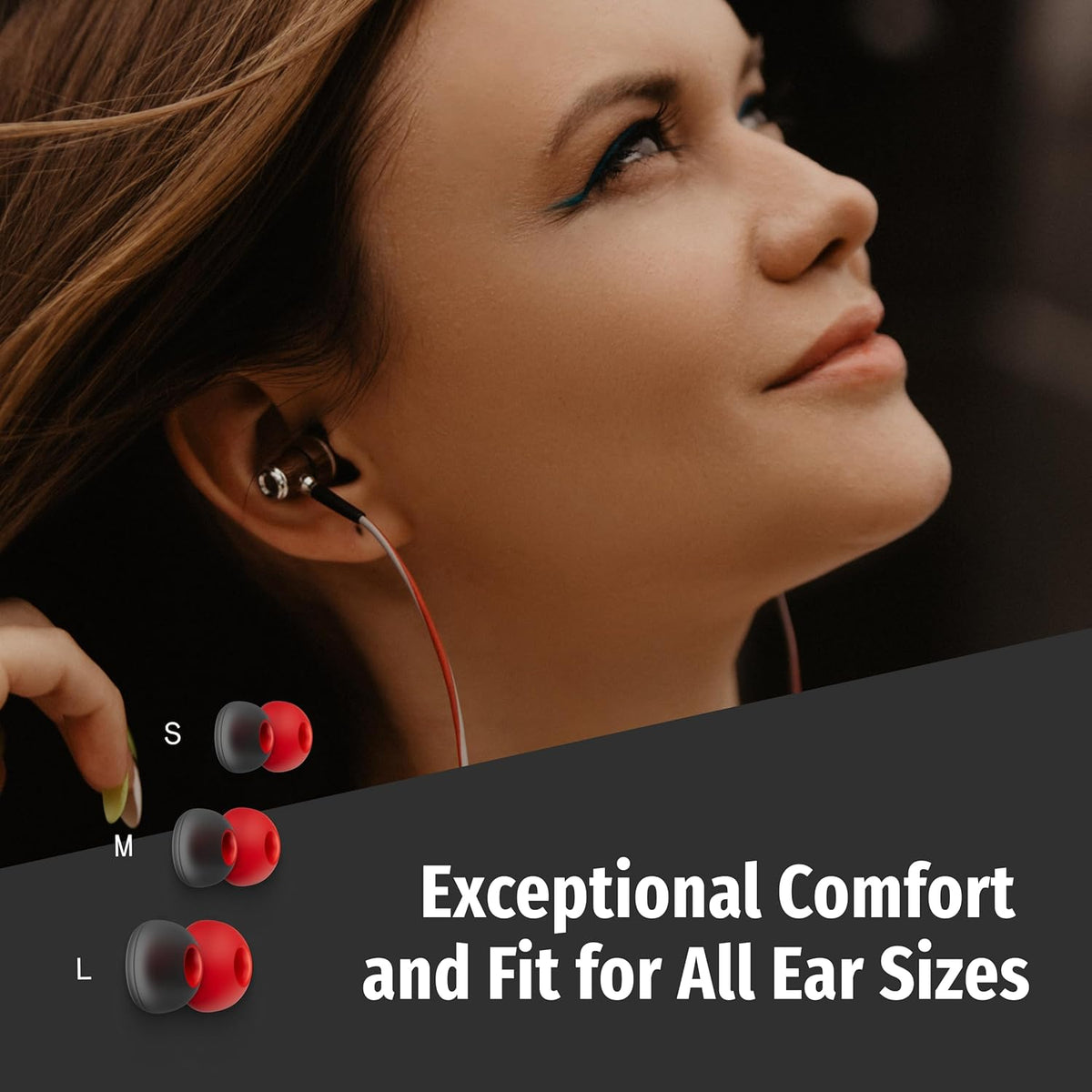Symphonized Wired Earbuds with Microphone – 90% Noise Cancelling Ear buds with Mic, in Ear Headphones Wire for Computer & Phone, Earphones 3.5 mm Jack