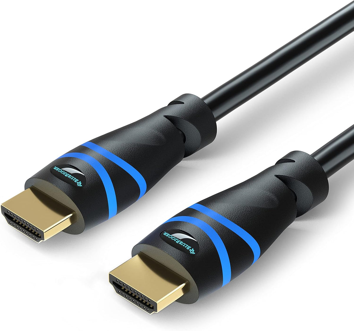 8K 10 3 Pack (8K 60Hz, 4K 120Hz, 48Gbps HDR10+, 8K 3D, 2.3) PS5, BlueRigger HDMI Cable FT - HDMI Cord, High Speed HDMI