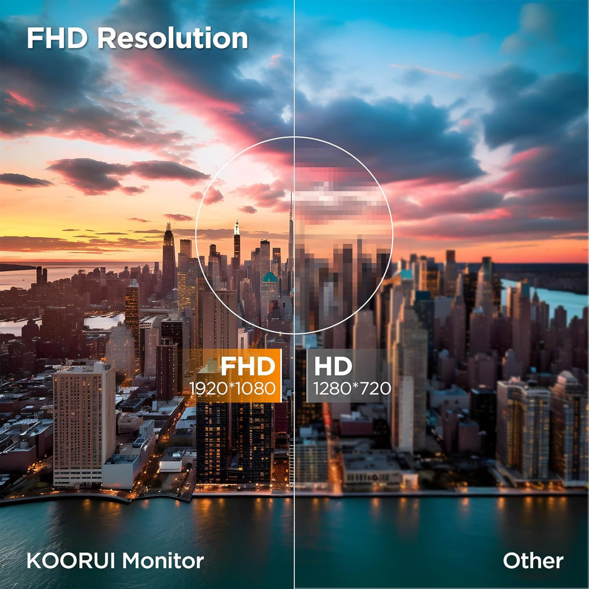 KOORUI 24 inch Curved Monitor, Full HD 1080P Curved Computer Monitor, 100Hz 1500R PC Screen, HDMI VGA, Tilt Adjustment, LCD Display, Eye Care, Black 24N5CA