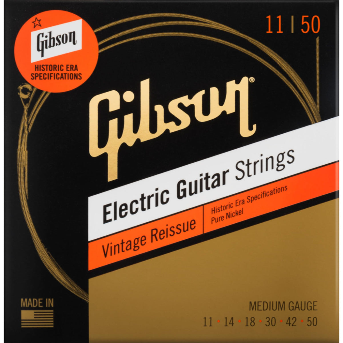 Gibson Vintage Reissue Electric Strings, Medium