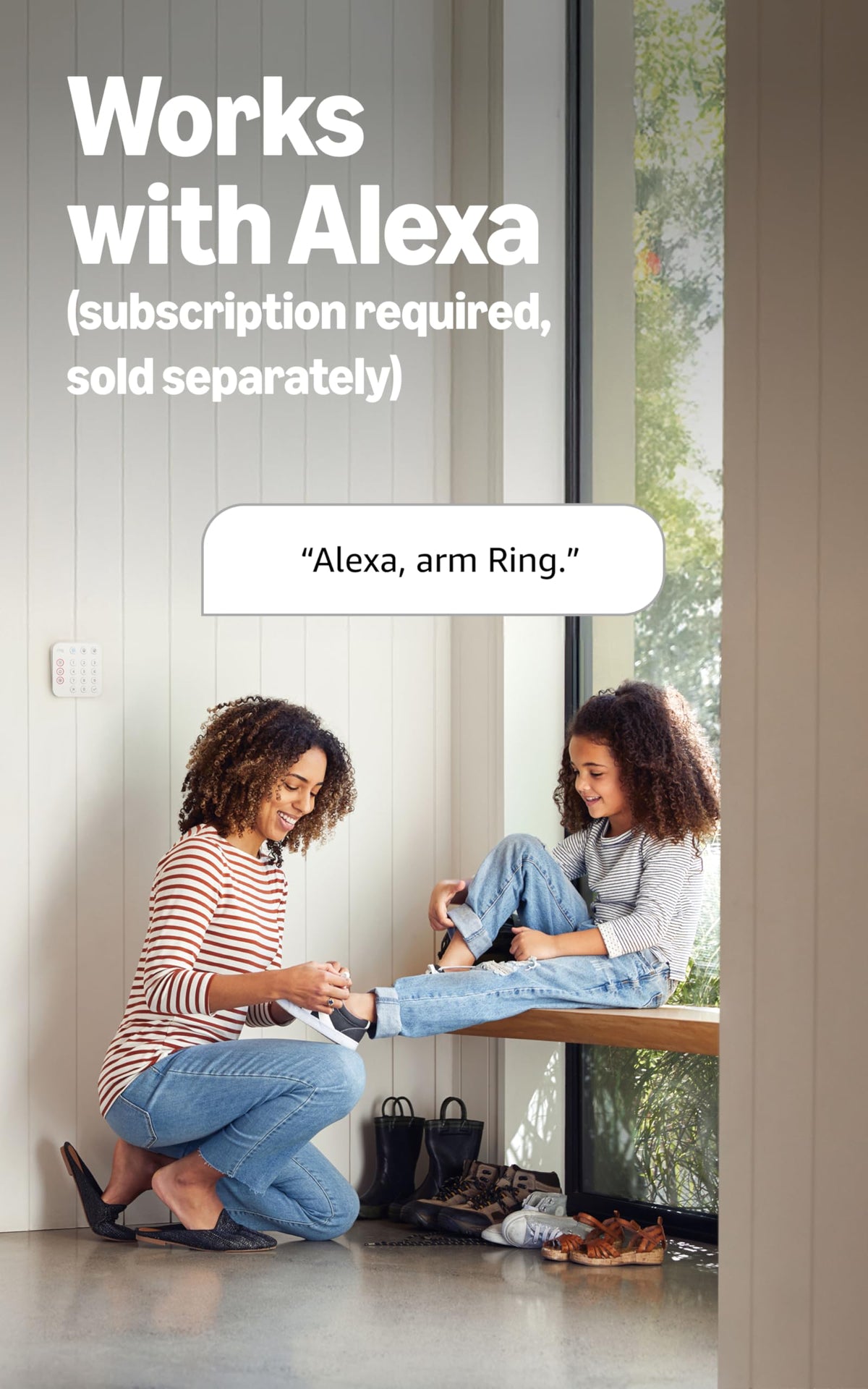 Ring Alarm 5-Piece Kit (newest model), Wireless smart home or business security system, expandable, easy setup, Mobile App Control, 24/7 Professional