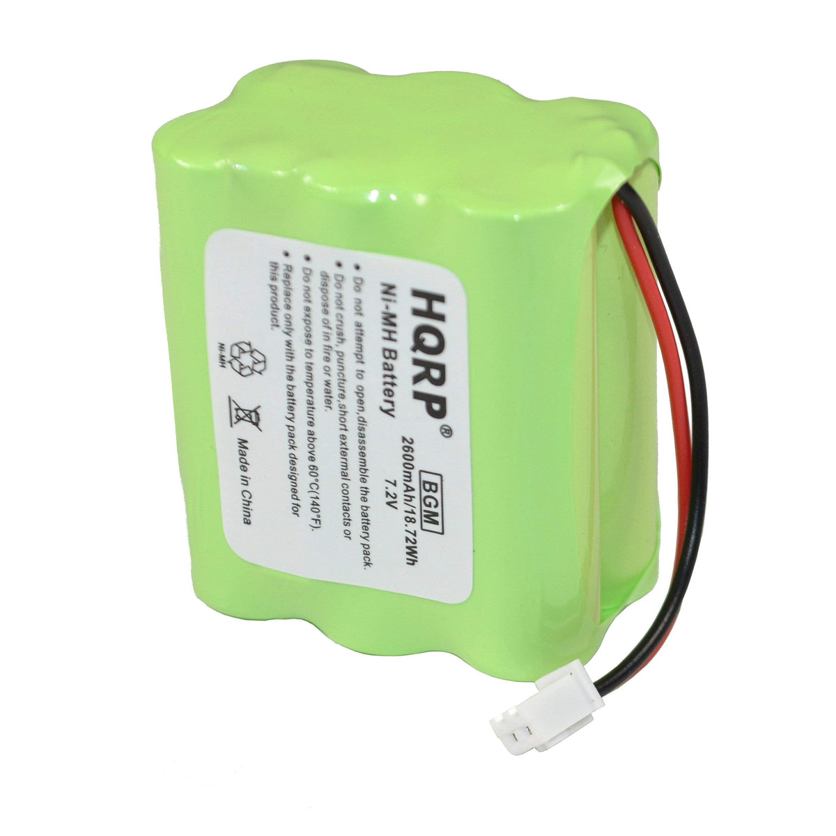 HQRP 7.2V Battery Compatible with Z-Wave Panel Security System Alarm 6MR2000AAY4Z 6MR1600AAY4Z