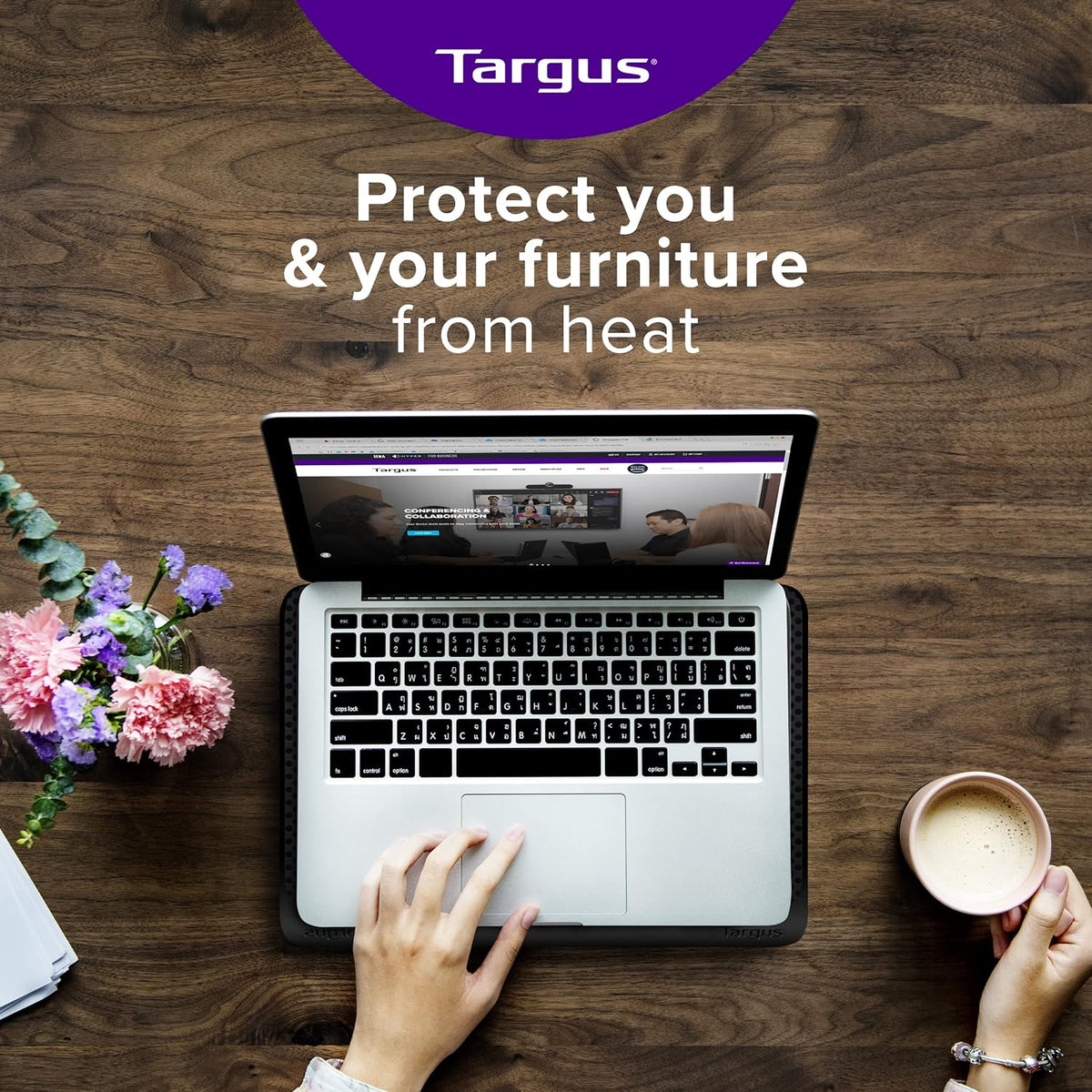 Targus Chill Mat for up to 16-Inch Laptop, Black (PA248U5)