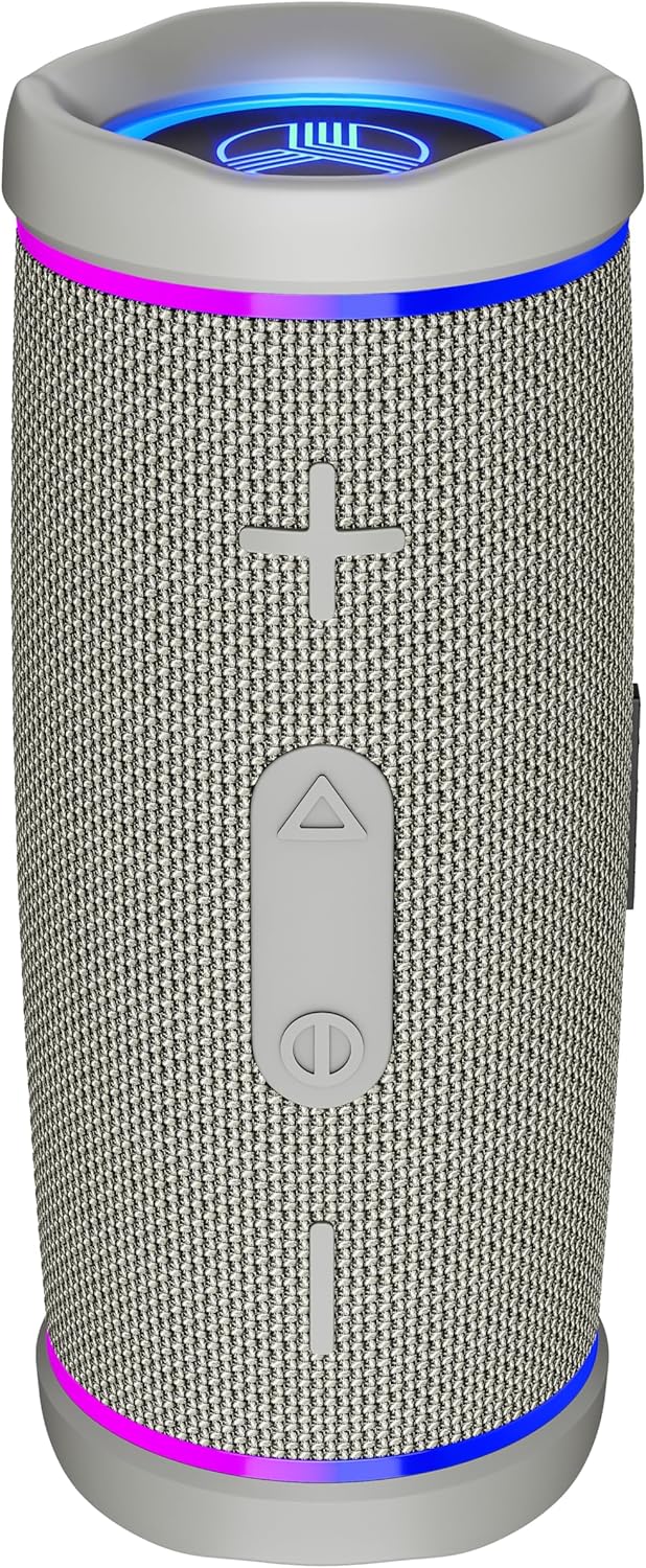 TREBLAB HD77 Bluetooth Speaker - Powerful 360° Sound with Impactful Bass, 30W Portable Wireless Audio, 20H Battery, IPX7 Waterproof, TWS Stereo, Shockproof Design for Outdoor, Beach, Pool, Jobsite