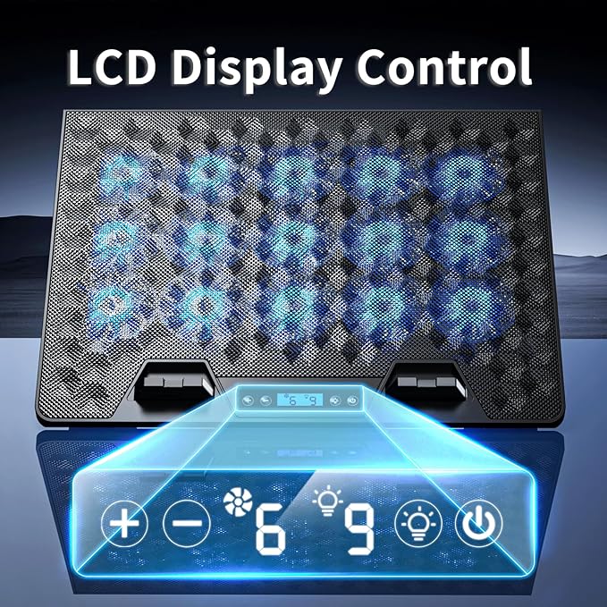 AICHESON S039 Laptop Cooler and Gaming Laptop Cooling Stand AA2 Set