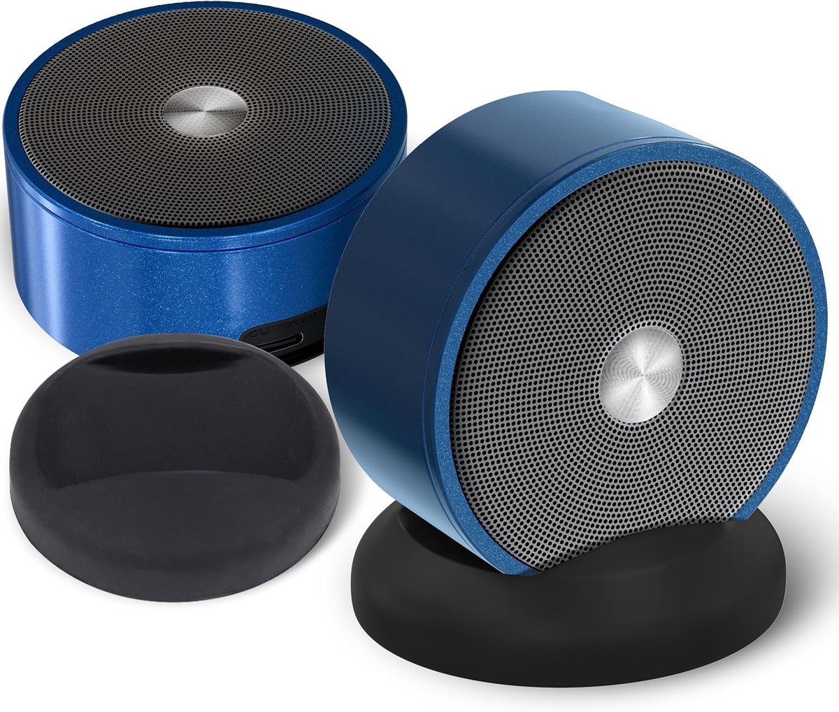 Paired Bluetooth Speakers - Surround Sound Stereo Pairing Linkable for Home TV Car