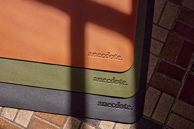 ANECDOTE Vegan Leather Desk Pad - 31.5"x17" Desk Mat for Your Office. This Quality Large Mouse Pad has Chic Elegance, Professional Look & Satisfying Touch - The Perfect Leather Mouse Pad for You!
